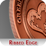 Ribbed Edge for Challenge Coins